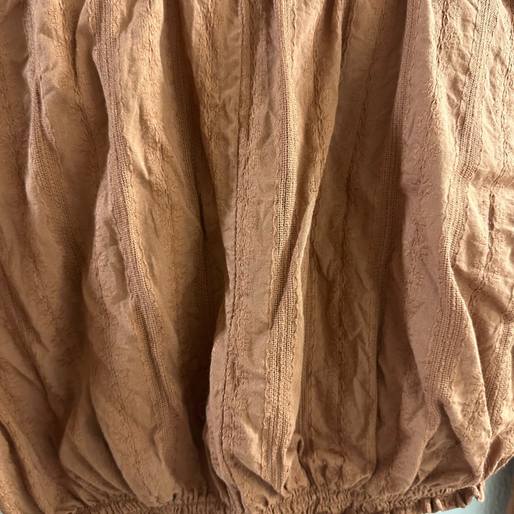 Universal Thread Rust Long Sleeve Blouse - Picture 3 of 5